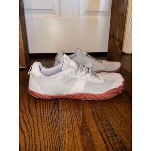 UBFEN Gray Mesh Suede Trim Lace Up Sneakers EU 41 US 9.5 Casual Comfort Shoes